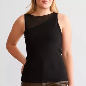 Buckle| RED by BKE Mesh Panel Sleeveless Top!